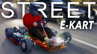 Electric GoKart on CITY STREETS  SurRon EKart POV [upl. by Naujal742]