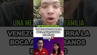 VENEZOLANO MANDA MENSAJE PARA VENEZOLANOS EN MÉXICO subscribe shortvideo youtubeshorts youtube [upl. by Aihtnyc]