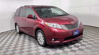 2017 Toyota Sienna XLE Passenger Van Apple Valley Farmington Rosemont Burnsville Lakeville Eaga [upl. by Demah]