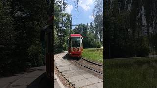 Konstal 105na linia 23 625 tramwaje śląskie Chorzów i Katowice [upl. by Darrel]