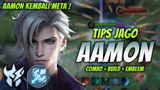 CARA MAIN AAMON TERBARU  BUILD amp EMBLEM AAMON TERSAKIT 2024   AAMON JUNGLER GAMEPLAY [upl. by Vladi]