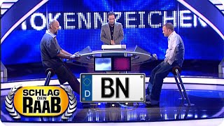 Autokennzeichen  Raab vs Jan  Spiel 2  Schlag den Raab 12 [upl. by Mcnutt]