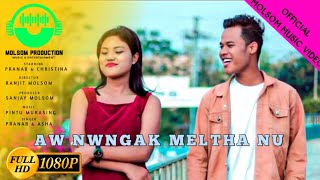 Aw Nwngak Meltha Nu  Molsom Official Music video  Pranab amp Christina [upl. by Ahras957]