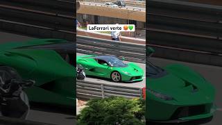 Une LaFerrari verte dans Monaco 🥵💚 [upl. by Cathey]