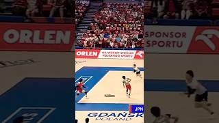 2 saves and a megarally‼️Japan v Italy VNL volleyball волейбол バレーボール voleibol nishida ishikawa ran [upl. by Arykahs]