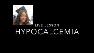 Hypocalcemia in Nursing [upl. by Artimas]