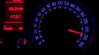 VW golf V GTI test maxspeed stage2 260hp [upl. by Atilam963]