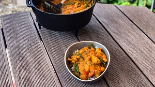 Süßkartoffel Hähnchen Curry  GGGrillen [upl. by Helmut]