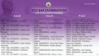 LIVESTREAM Announcement of 2022 Bar examination results [upl. by Nehte]