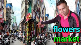 flowers market 💐 फूलों का मार्केट flowers market indore flowersmarket chitivlog56 [upl. by Shiller]