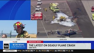 2 killed in small plane crash at Van Nuys Airport [upl. by Nylzzaj]