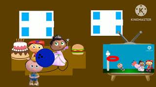 Super Why Peppa Pig Rush Watch Tv The Tv Is Broken Episode 5 [upl. by Aisereht]