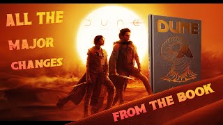 Dune Part Two  All the Major Changes from the Book [upl. by Nirual]