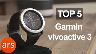 Garmin vívoactive 3 Top 5 features  Ars Technica [upl. by Leicester]