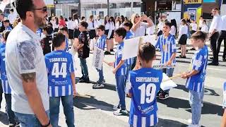 2024 Chipre  Desfile del día del No de Grecia en Larnaka  Anorthosis Famagusta DC chanting [upl. by Girhiny290]