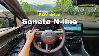 2024 Hyundai sonata Nline 25T GDi POV drive [upl. by Yreffeg]