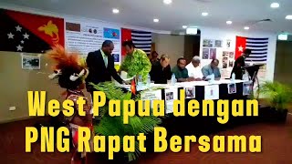 PNG dan West PAPUA pertemuan 31 January 2019 Bahas Papua Merdeka westpapuastruggle61 [upl. by Hellah]