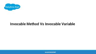 Invocable Method Vs Invocable Variable [upl. by Robena945]