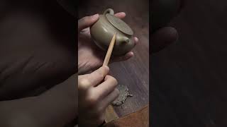 Yixing Zisha Teapot Huanglong Mountain Original Clay ceramic clayteapot ceramicart teapot clay [upl. by Gesner]