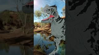 Giganotosaurus Roar  Jurassic World Dominion Animated Shorts [upl. by Adnalro]