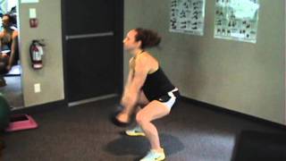 Medicine Ball Squat with Forward Swing [upl. by Landing287]