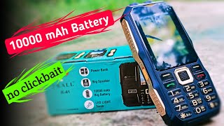 IKALL K41 Mobile with 10000 mAh battery  unboxing and review  hindi [upl. by Ymar701]