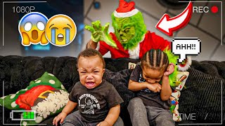 Disguised As THE GRINCH Too See How Our Kids REACT [upl. by Nireves]