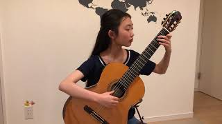 Erika Otani 大谷恵理架 Menuet from 4th Movement of Sonata Op 25  F Sor [upl. by Kryska]