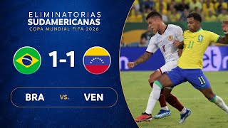 BRASIL vs VENEZUELA 11  RESUMEN  ELIMINATORIAS SUDAMERICANAS  FECHA 3 [upl. by Alisha870]