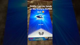 Unboxing Viscaria Super ALC pingpong tabletennis blade viscaria super alc racket butterfly [upl. by Rolando283]