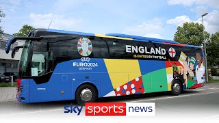 England arrive at training base in Germany ahead of Euro 2024 [upl. by Llevron]