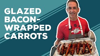 Love amp Best Dishes Glazed BaconWrapped Carrots Recipe  Baked Carrots in the Oven [upl. by Assyle53]