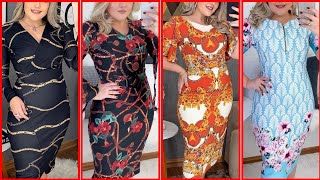 Embrace Your Curves Floral Print Bodycon Dress Stylish Plus Size Floral Print Bodycon Dress [upl. by Asik474]