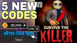 Survive the killer codes new  Survive the killer codes gems coins  Survive the killer codes [upl. by Lesoj]