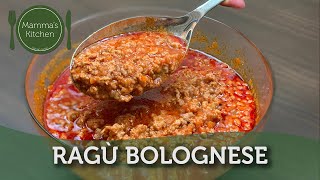 Italian RAGU BOLOGNESE  Original Italian recipe 2min [upl. by Kinimod]