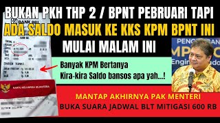 ADA SALDO MASUK KE KKS BRI BNI BSI MANDIRI TAPI TERNYATA BUKAN PKH TAHAP 2 DAN BPNT PEBRUARI [upl. by Bertsche]