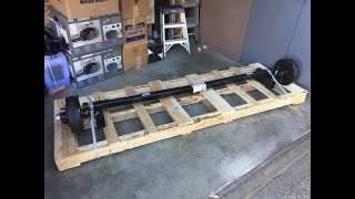 Travel Trailer Bent Dexter TorFlex Axle Problem amp Replacement [upl. by Nosnaj]