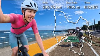 I cycled 200km around the perimeter of Sydney in ONE DAY using BIKE PATHS [upl. by Itsirc]