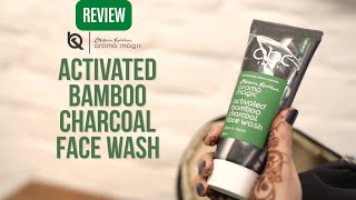 Aroma Magic Activated Bamboo Charcoal Face Wash Review Benefits Ingredients [upl. by Etram]