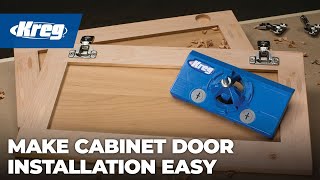 Kreg Concealed Hinge Jig  How To Easily Install Hinges [upl. by Esdras]