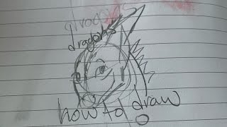 The easiest way to draw dragonswof inspired [upl. by Hcaz359]