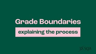 Grade Boundaries  explaining the process [upl. by Marala306]