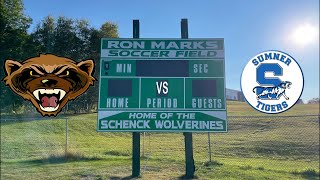 Schenck Lady Wolverines VS Sumner Lady Tigers Schenck High School Soccer Season 2024 [upl. by Ahsemak261]