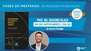 VOZES DO MESTRADO Da pesquisa à Publicação LIVE [upl. by Gwenny]