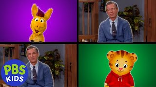 quotWont You Be Our Neighbor” SingAlong with Mister Rogers Daniel Tiger amp Donkey Hodie  PBS KIDS [upl. by Yrek]