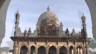 India  Bijapur  Gol Gumbaz Ibrahim Rauza mausoleum streetviews [upl. by Marybella]