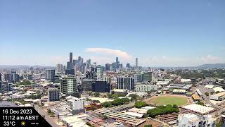 Brisbane Weather 16 Dec 2023 Time Lapse [upl. by Inohtna]