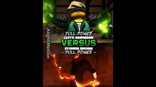 LLOYD DRAGONS RISING VS SUKUNA ninjago anime jujutsukaisen wisedit [upl. by Cuhp206]