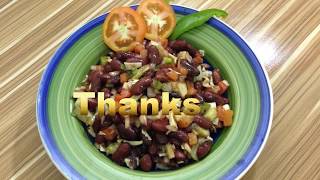 Red kidney beans salad for BAR BQ Partyfor weight losefor diet [upl. by Atiekahs]