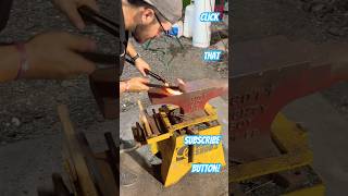 Drawing a clip on a handmade horseshoe with a cone hammer farrier forging horseshoe music [upl. by Patrick]